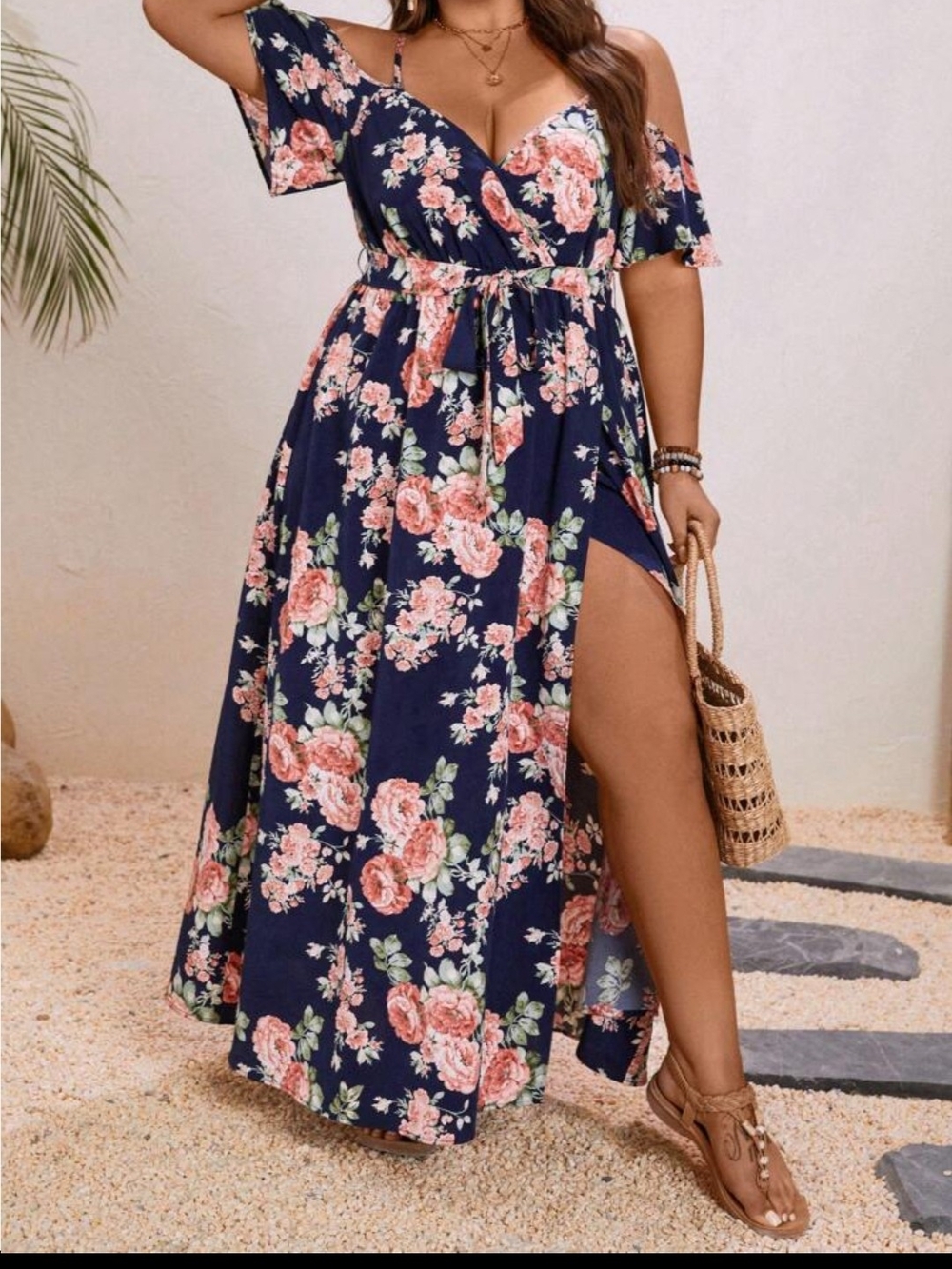 Plus Size Floral Dress NWT